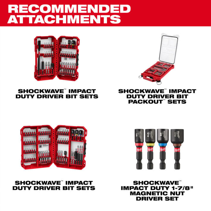 Milwaukee M18 FUEL 1/4 Inch Hex Impact Driver PACKOUT Kit, large image number 7