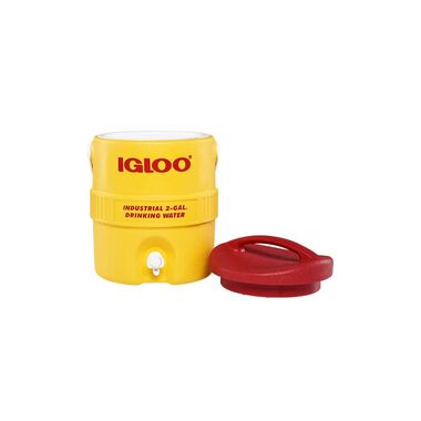 Igloo 400 Series Industrial Water Cooler Yellow and Red 2 Gallon, large image number 2