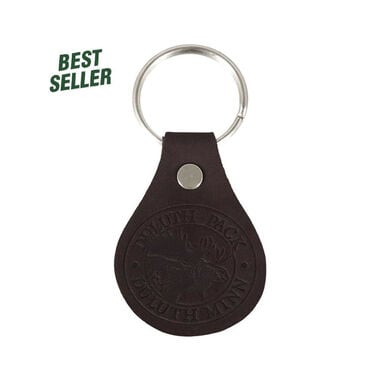 Duluth Pack Brown Smooth Leather Key Fob