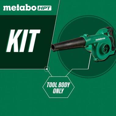 Metabo HPT 18V MultiVolt Compact Blower Cordless (Bare Tool), large image number 2