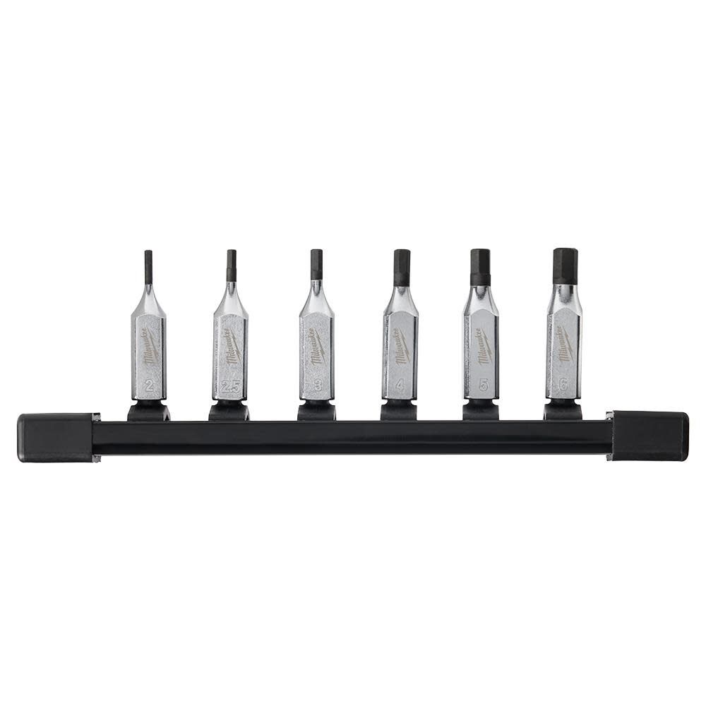 Milwaukee 1/4 Inch Drive Hex Bit Metric Socket Set 6pc, large image number 1