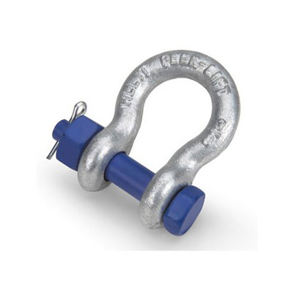 Peerless Chain Peer-Lift 7/16 x 1/2 Inch 1.5 Ton Safety Pin Anchor Shackle, large image number 1