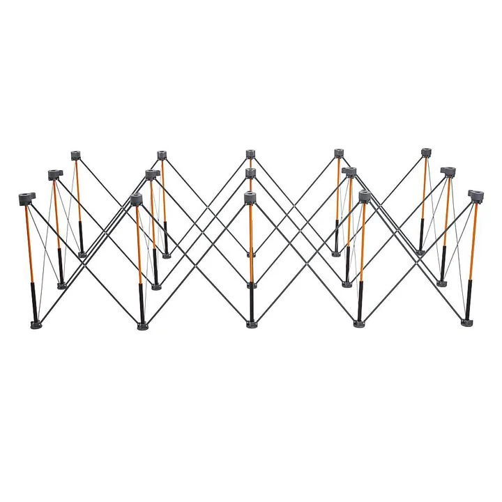 Bora Portamate Centipede 4 ft x 8 ft Work Support 4 X-Cups 4 Quick Clamps Carry Bag