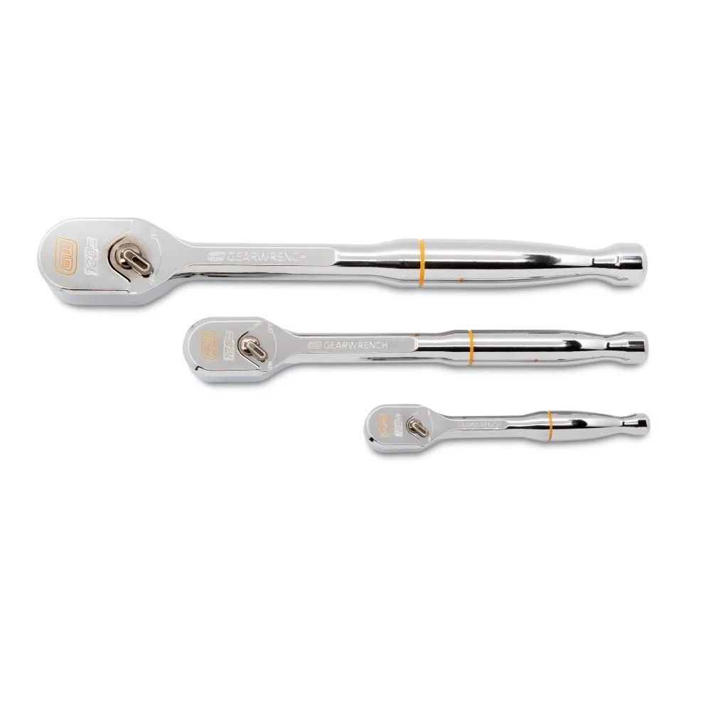 GEARWRENCH 120XP Full Polish Teardrop Ratchet Set 3pc, large image number 1