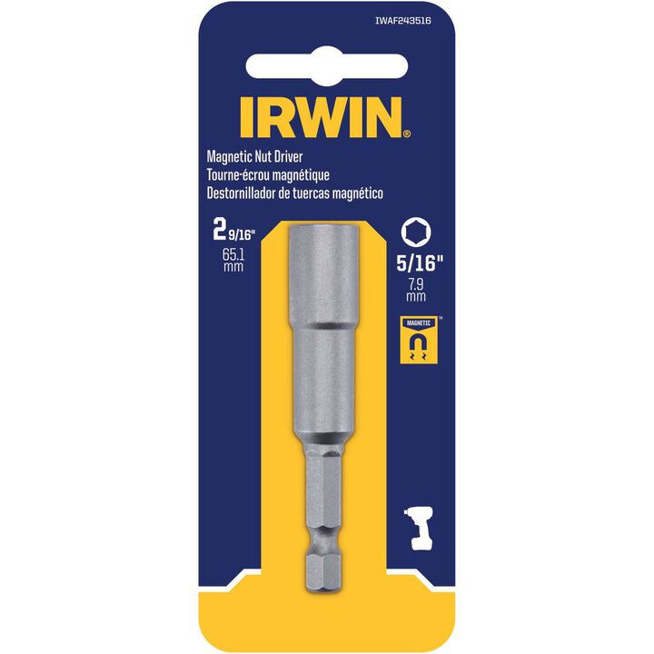 Irwin 2-9/16 in x 5/16 in Magnetic Nut Driver 1 Pack, large image number 3