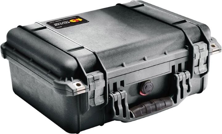 Pelican 1450 Black Hard Case 14.62In x 10.18In x 6.00In ID