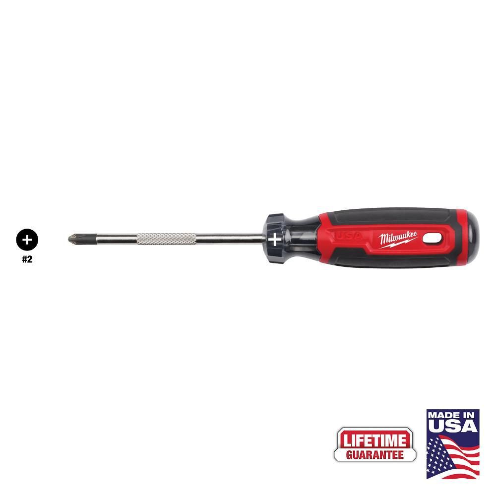 Milwaukee Dipped Grip Cutting Pliers & Cushion Grip Screwdrivers Set (USA), 5 Pieces, large image number 14