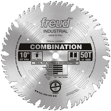 Freud 10in Combination Blade, large image number 0