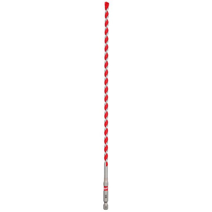 Milwaukee SHOCKWAVE Carbide Hammer Drill Bit 1/4inchx10inchx12inch, large image number 8