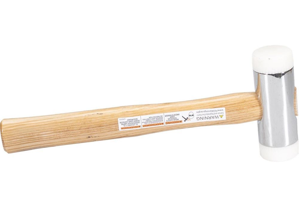 Vaughan 1-1/2 Lbs Nylon Face Hammer with Hickory Handle, large image number 4