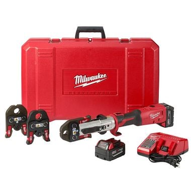 Milwaukee M18 FORCE LOGIC Long Throw Press Tool 1/2 in. to 1 in. Kit