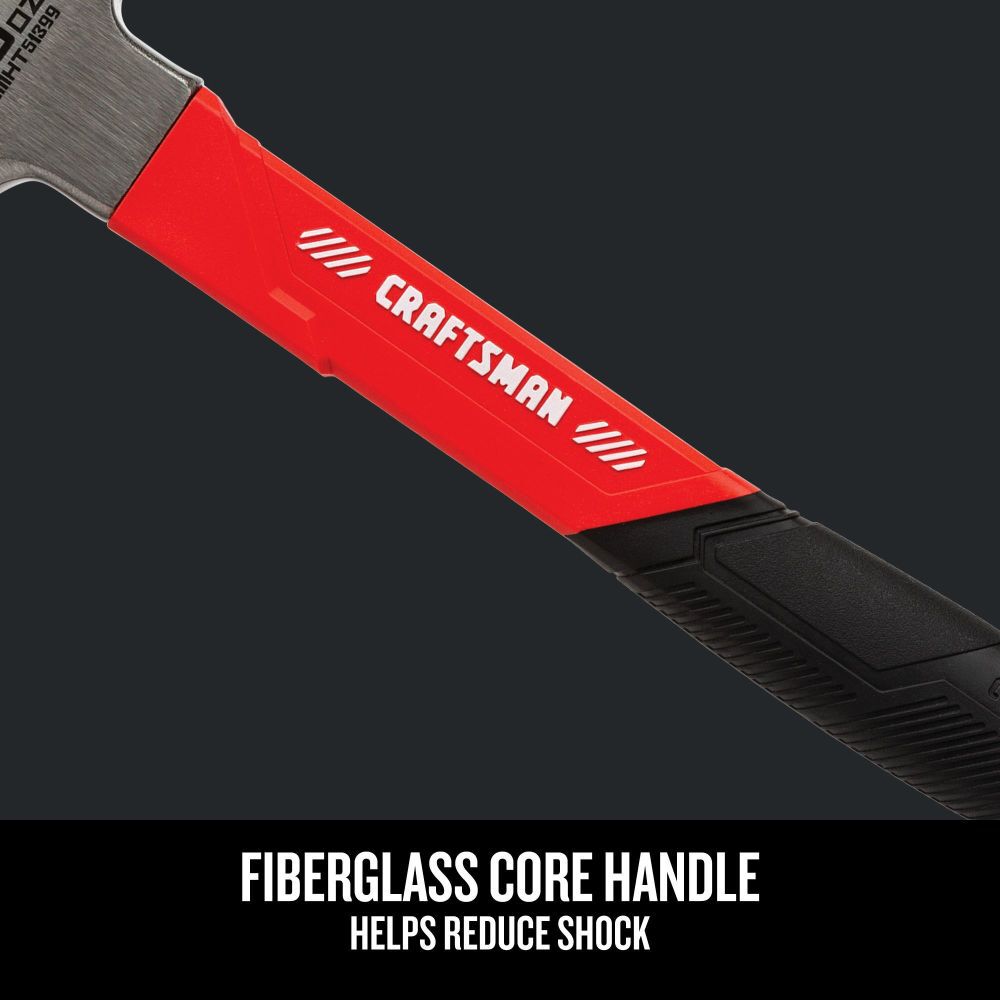 CRAFTSMAN 20 Oz Fiberglass General Purpose Hammer, large image number 3