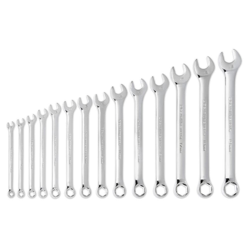 GEARWRENCH Combination Wrench Set 28-Pc Full Polish SAE/Metric, large image number 2