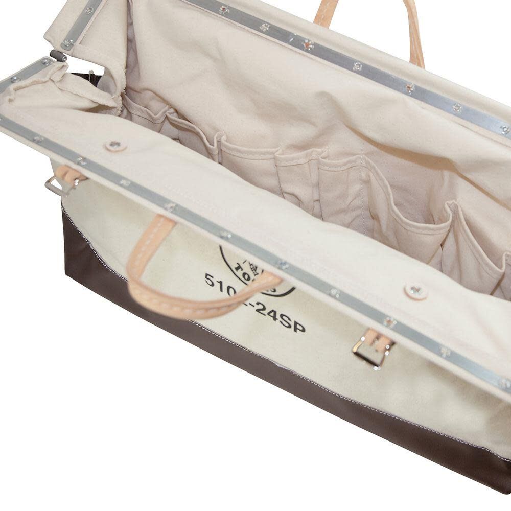Klein Tools 24in Deluxe Canvas Tool Bag, large image number 8