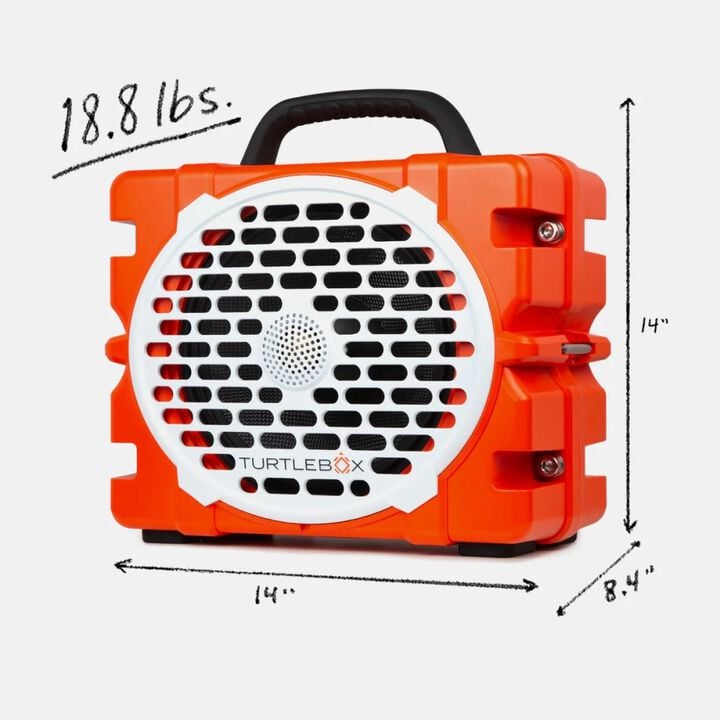 Turtlebox GRANDE Speaker, Orange, large image number 1