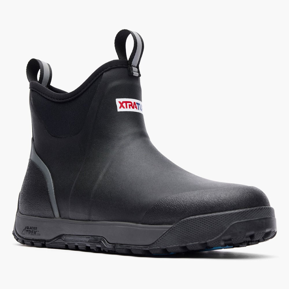 XTRATUF Mens Ice Fleece Lined Ankle Deck Boot, large image number 1