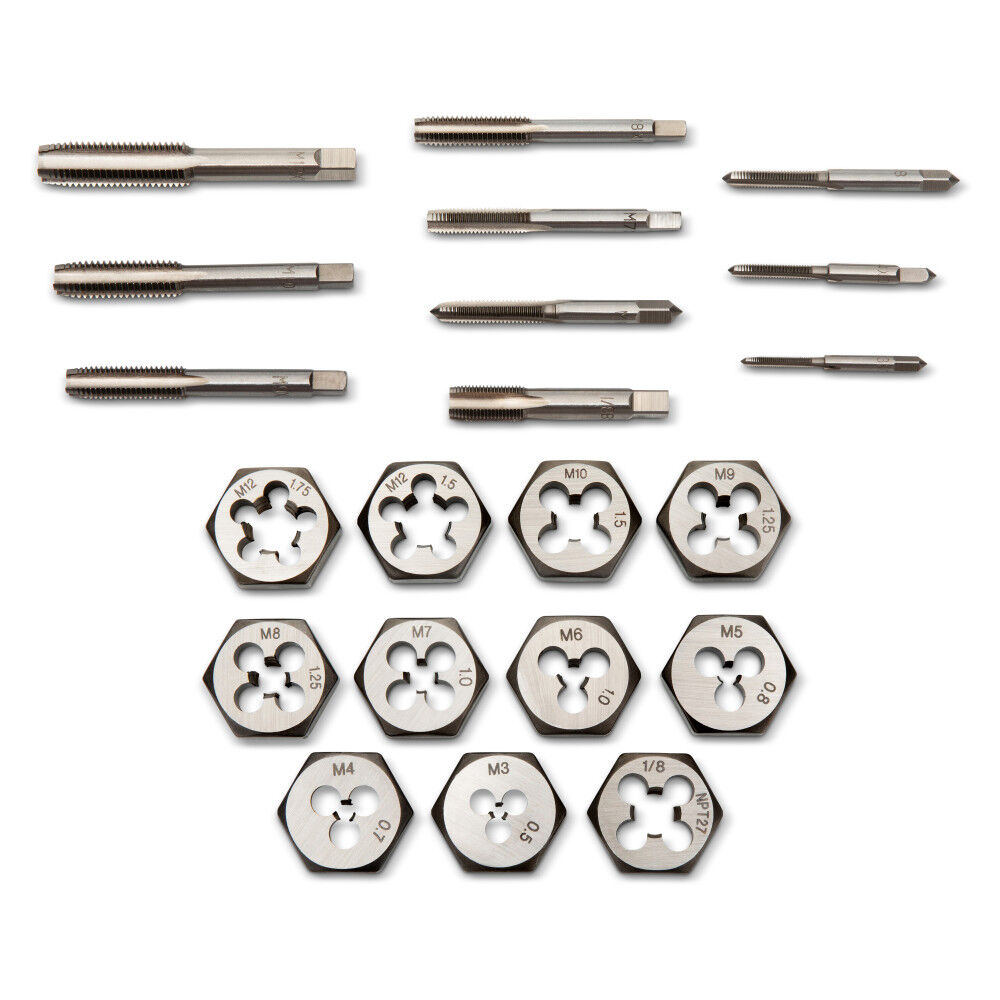 GEARWRENCH Metric Ratcheting Tap and Die Set, 27 Pieces, large image number 4