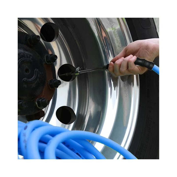 BluBird 3/8 Inch x 50 Ft. Fleet Edition Rubber Air Hose Kit, large image number 4