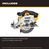 DEWALT 20V MAX 6-1/2 Inch Circular Saw & 20V MAX XR POWERSTACK Compact 1.7Ah Battery Bundle, small image number 4