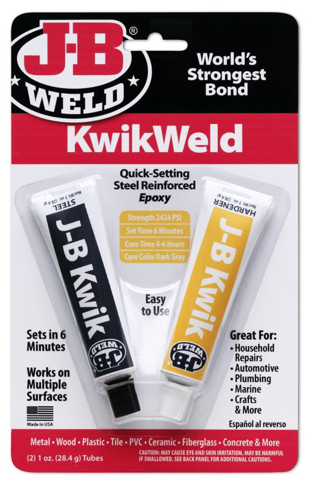 J-B Weld Kwik Cold Weld Epoxy, large image number 1