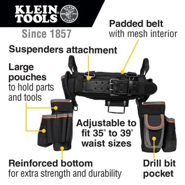 Klein Tools Tradesman Pro Elect's Tool Belt L, large image number 1