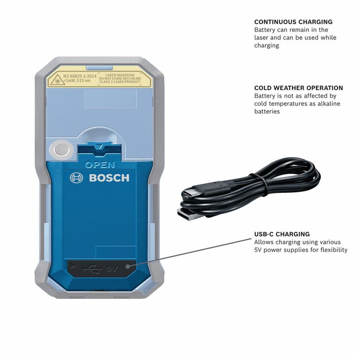 Bosch 3.7V 1Ah Lihtium Ion Power Tool Battery Pack, large image number 1