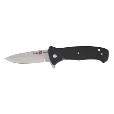 AL MAR Knives Mini SERE 2020 3in Folding Knife, Black/Steel