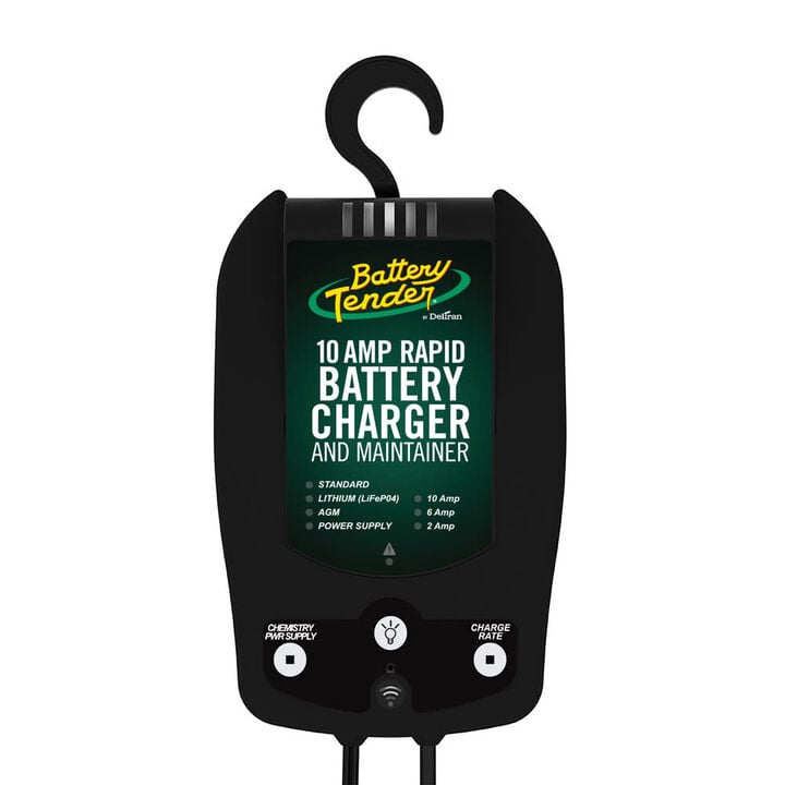 Battery Tender Battery Charger 12V 10A/6A/2A Selectable Chemistry