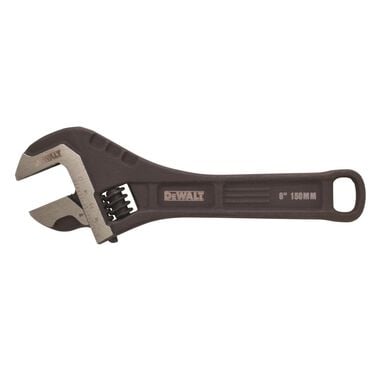 DEWALT 6 In. All-Steel Adjustable Wrench, large image number 0