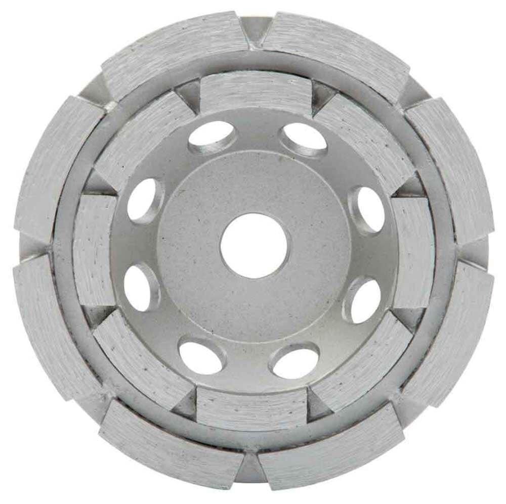 Grip Rite 7 Inch Double Row Segmented Turbo Rim Diamond Cup Wheel for Concrete, Brick, and Stone - GRDR70HI