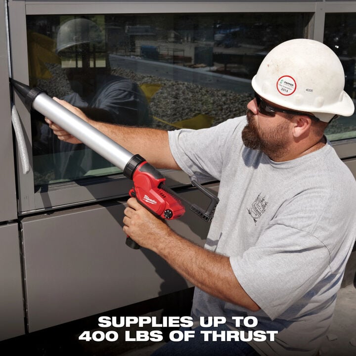 Milwaukee M12 20oz. Aluminum Barrel Sausage Style Caulk and Adhesive Gun Kit, large image number 5