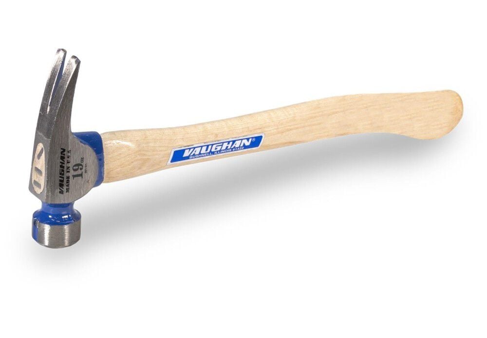 Vaughan 19 Oz Smooth Face California Framer Hammer Curved Handle, large image number 1