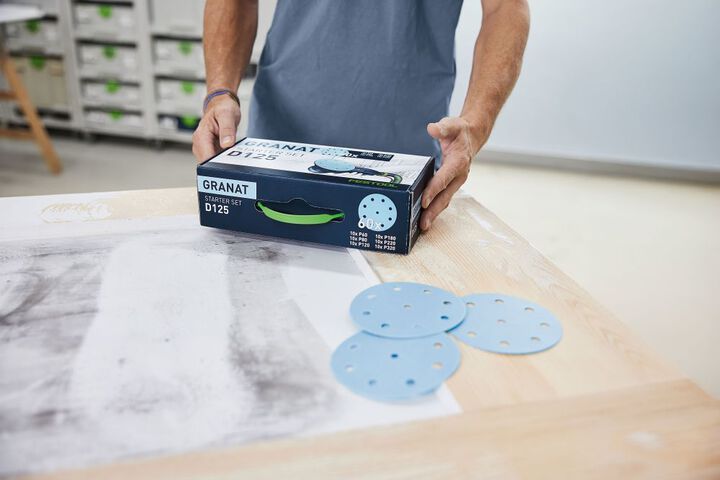 Festool D125 GR-Set 5 Inch Multi-Grit Sanding Disc Starter Set, large image number 5