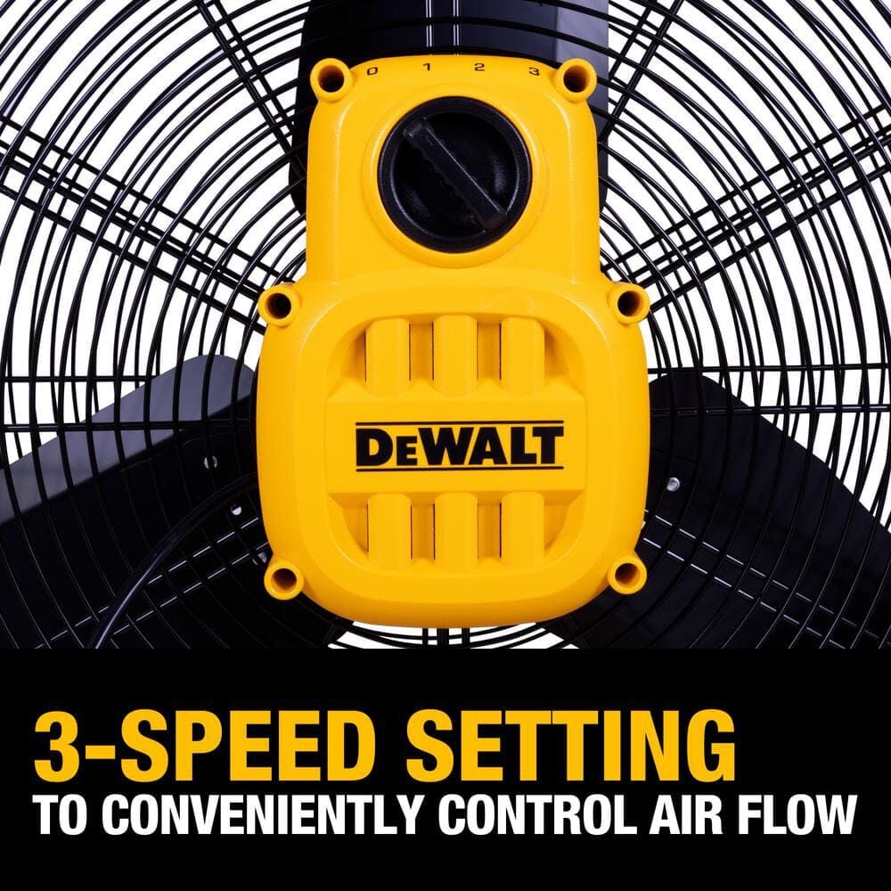 DEWALT 30 Inch 8000 CFM Drum Fan with 12 Ft Cord, large image number 9