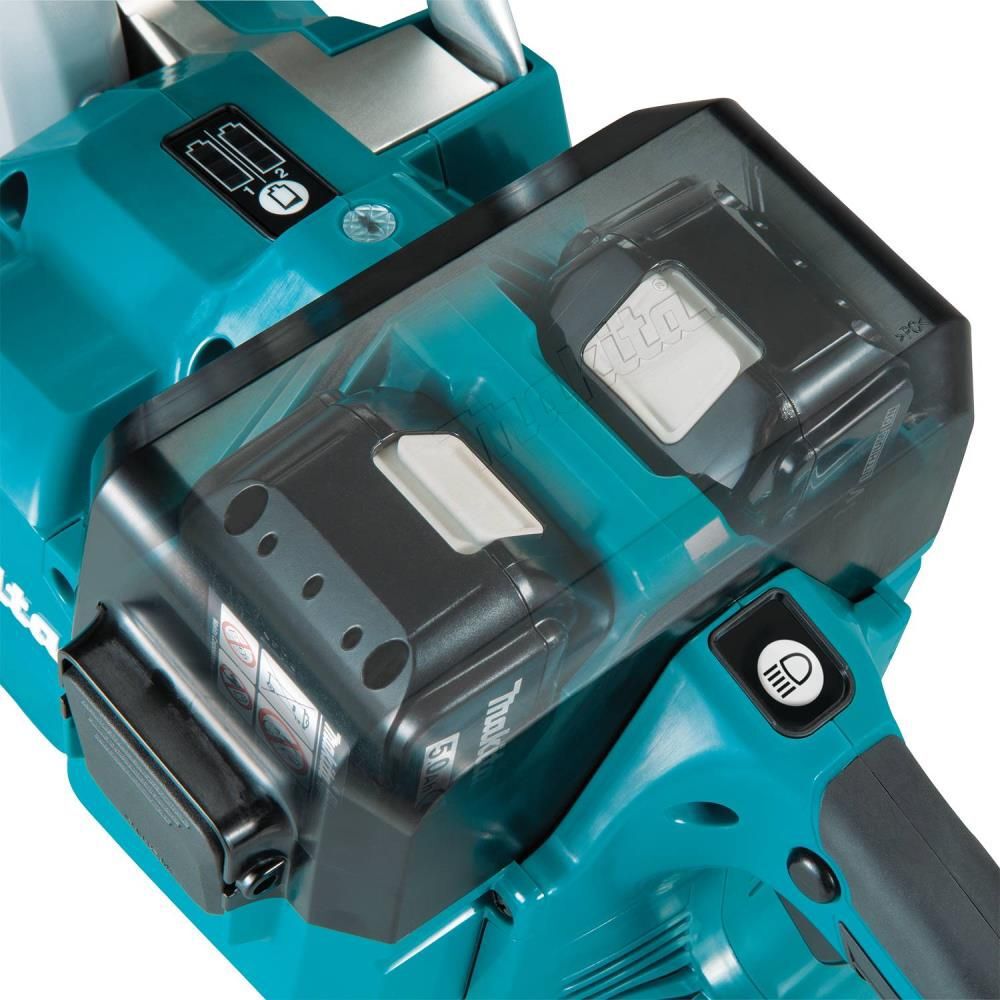 Makita 18V X2 (36V) LXT Lithium-Ion Brushless Cordless 9in Power Cutter Kit with AFT Electric Brake 4 Batteries (5.0 Ah), large image number 9