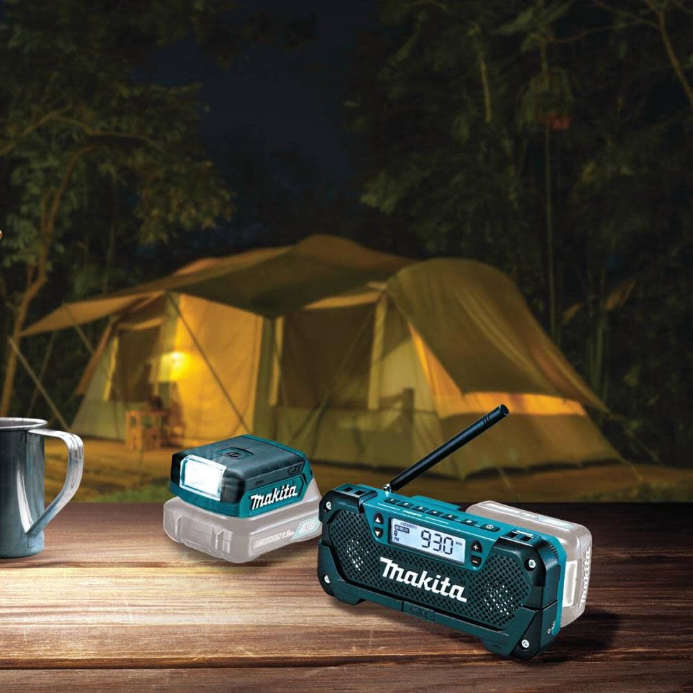 Makita 12 Volt CXT Lithium-Ion Cordless Compact Job Site Radio (Bare Tool) RM02 from Makita Acme Tools