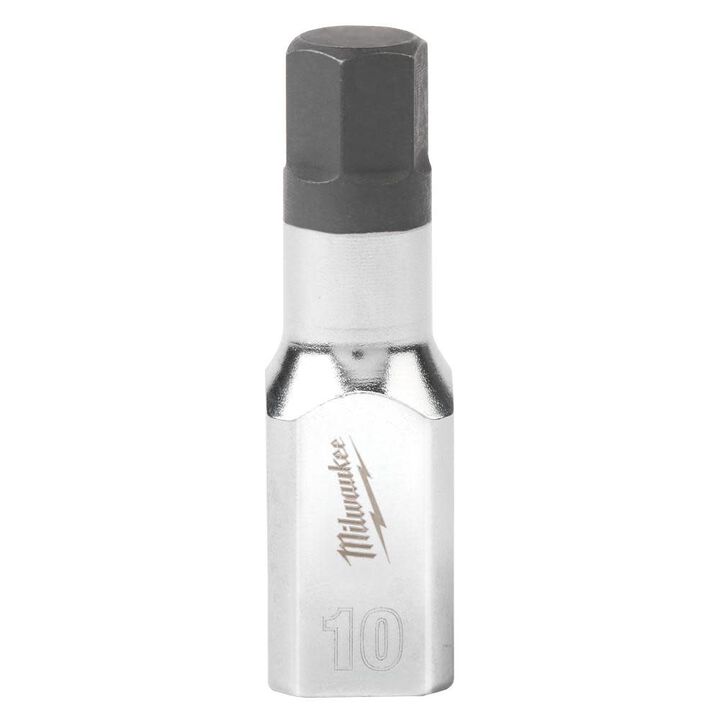 Milwaukee 3/8 Inch Drive 10mm Hex Bit Socket, large image number 0