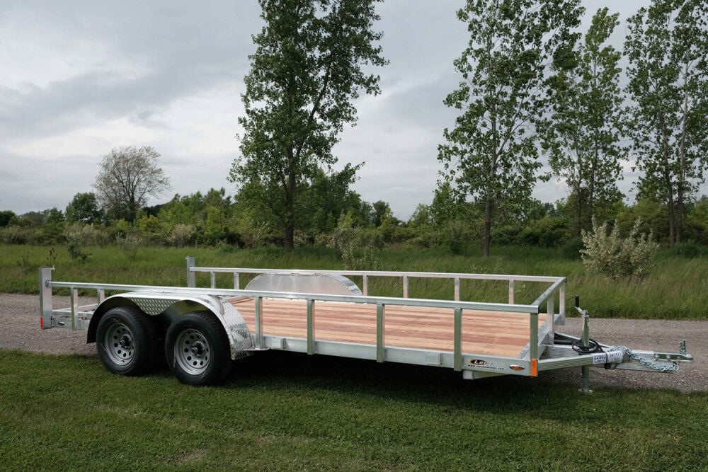 Legend Premium Trailers 14ft Open Deluxe Aluminum Utility Trailer, large image number 2