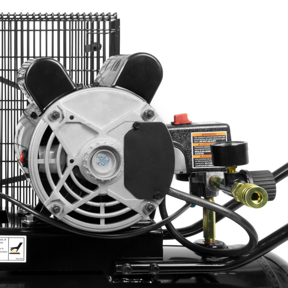 Industrial Air Compressor 20 Gallon 1.6 HP Portable Cast Iron Belt Drive, large image number 8