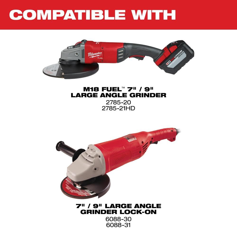 Milwaukee 7 in. 9 in. Large Angle Grinder Cutting Shroud 49 40