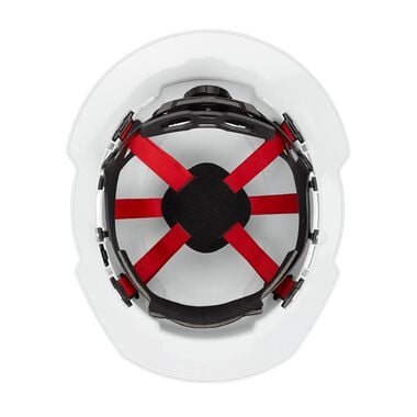 Milwaukee White Full Brim Vented Hard Hat with 6pt Ratcheting Suspension Type 1 Class C, large image number 9