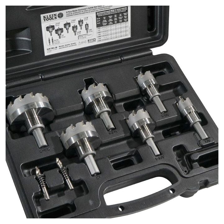 Klein Tools Master Electricians Hole Cutter Kit, large image number 10