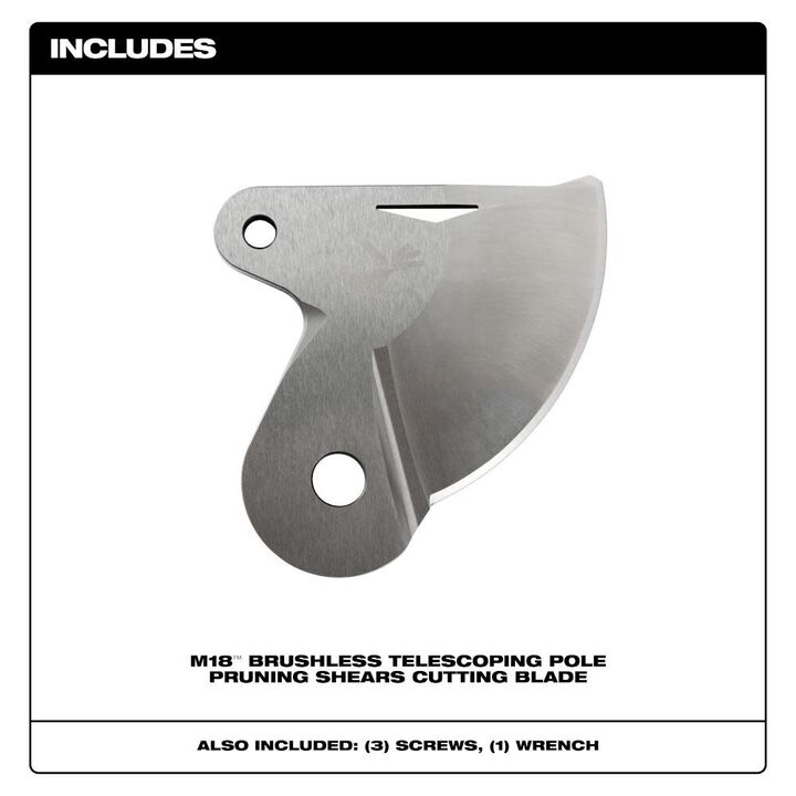 Milwaukee M18 Brushless Telescoping Pole Pruning Shears Cutting Blade, large image number 2