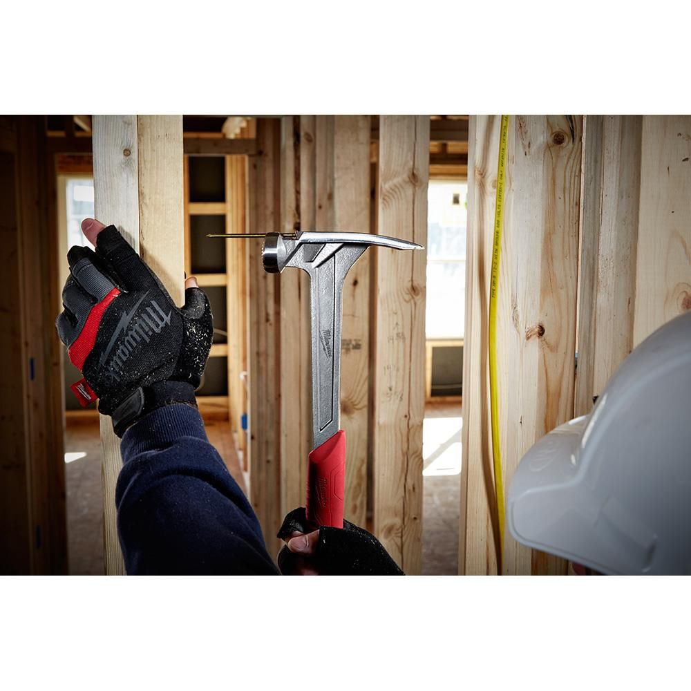 Milwaukee 17 oz Smooth Face Framing Hammer, large image number 6