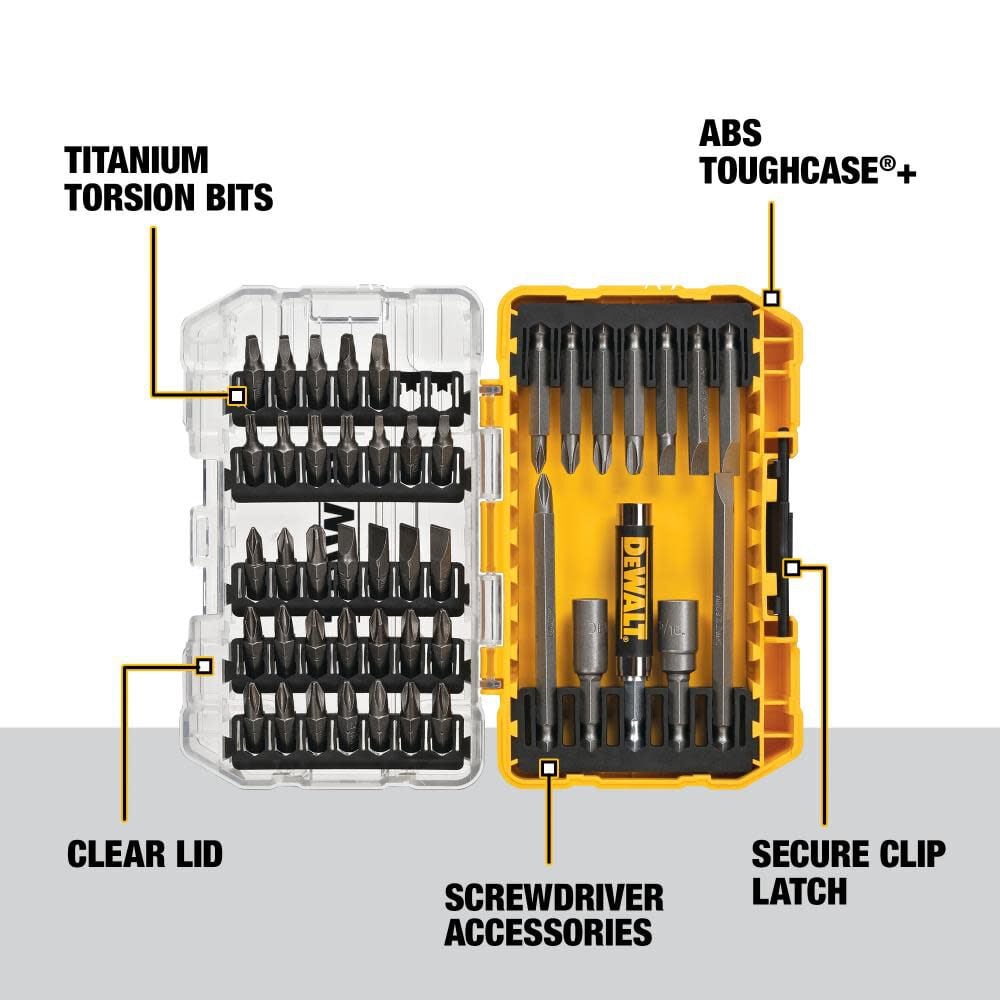 Dewalt 45 shop piece screwdriver set