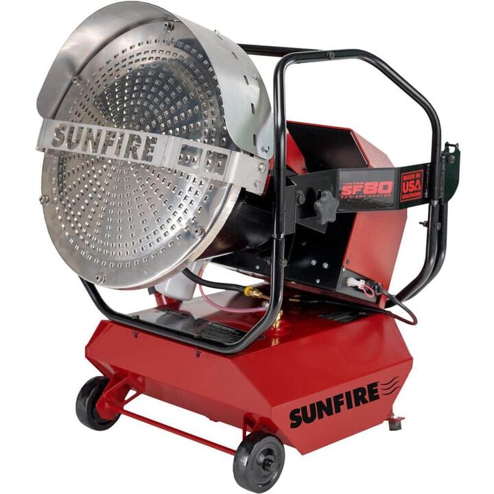 Sunfire SF80 80,000 Btu 1900 Square-Foot Area Diesel/Kerosene Radiant Heater, large image number 2