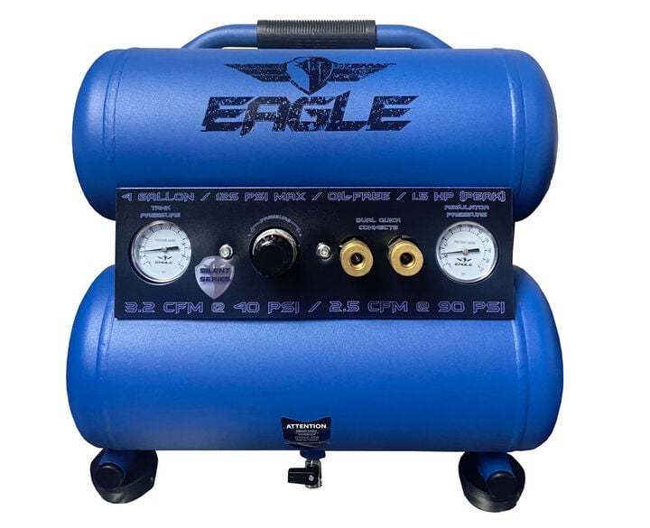 Eagle Compressor Silent Series 4 Gallon Portable Electric Compressor