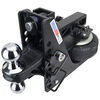 Shocker Hitch HD 20K Max Black 2 Inch Receiver Hitch & Chrome Combo Ball Mount with 2 Inch & 2 5/16 Inch Hitch Balls, small image number 1