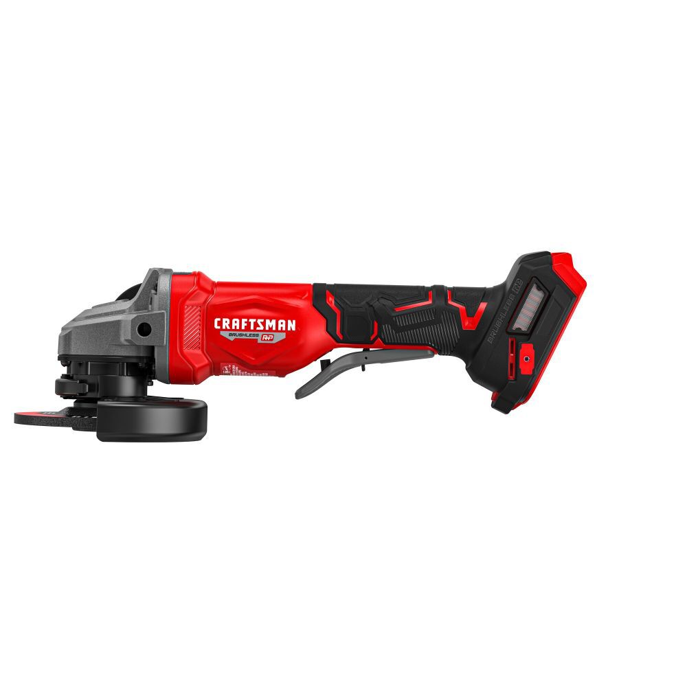 CRAFTSMAN Promotional 20V MAX 4-1/2 Inch Brushless Cordless Angle Grinder (Bare Tool), large image number 1