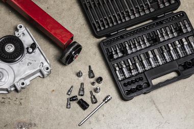 GEARWRENCH Master SAE/Metric and TORX Bit Socket Set 84 pc 1/4 3/8 & 1/2 In. Drive, large image number 8